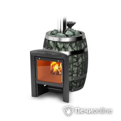 Дровяная банная печь TMF Саяны II Carbon Витра ЗК в Витебске