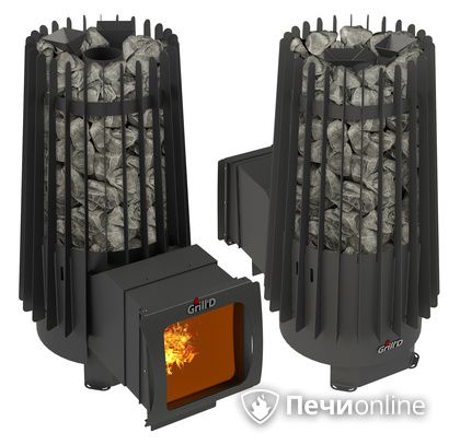 Дровяная печь-каменка GrillD Cometa Vega 180 window long Max в Витебске