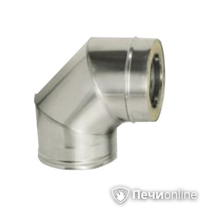 Дымоход Дымок Колено 90° с изоляцией 0.5 мм. OТFR90 150/230 в Витебске