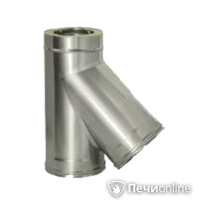 Дымоход Дымок Тройник 45° с изоляцией 0.5 мм. ТRFR45 150/230 в Витебске