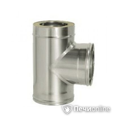 Дымоход Дымок Тройник 90° с изоляцией 0.5 мм. ТRFR90 150/230 в Витебске