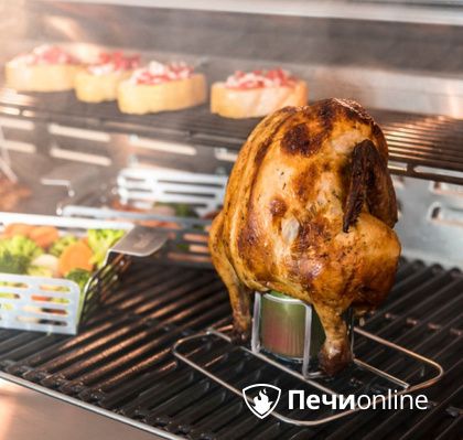 Ростер Char-Broil Grill+ для курицы с креплением для емкости в Витебске