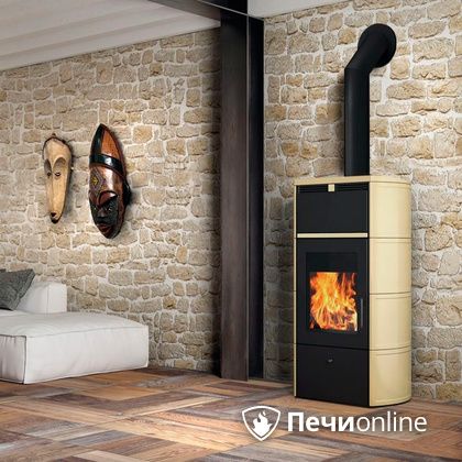 Печь-камин Edilkamin Flamma 24 kw V.C. Pergamena с Т/О в Витебске