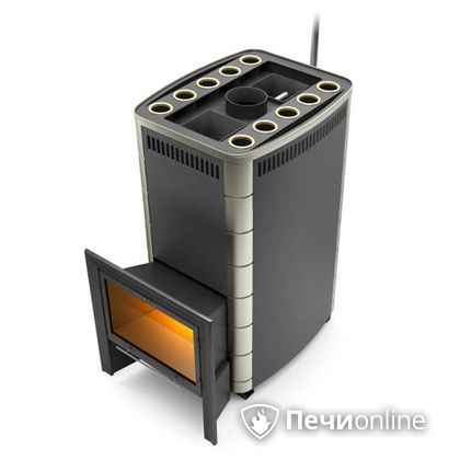 Дровяная банная печь TMF Гекла Inox БСЭ ЗК антрацит НВ в Витебске