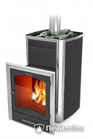 Дровяная банная печь TMF Калина II Inox БСЭ ТО антрацит НВ ПРН в Витебске