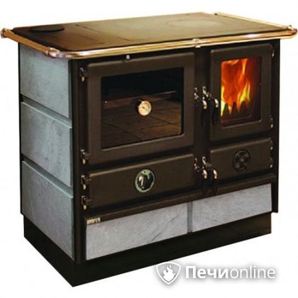 Отопительно-варочная печь MBS Thermo Magnum Stone L с теплообменником и духовым шкафом в Витебске